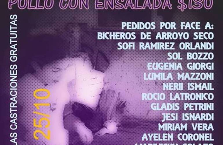 Imagen de Bicheros de Arroyo Seco organiza una nueva pollada solidaria