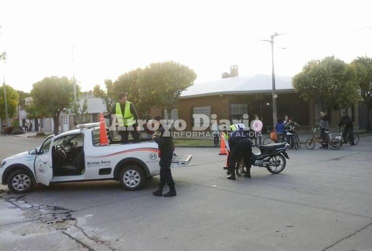 El accidente se registró este viernes por la tarde.