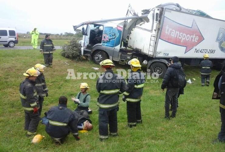 El accidente se registró esta mañana en jurisdicción de nuestra ciudad.