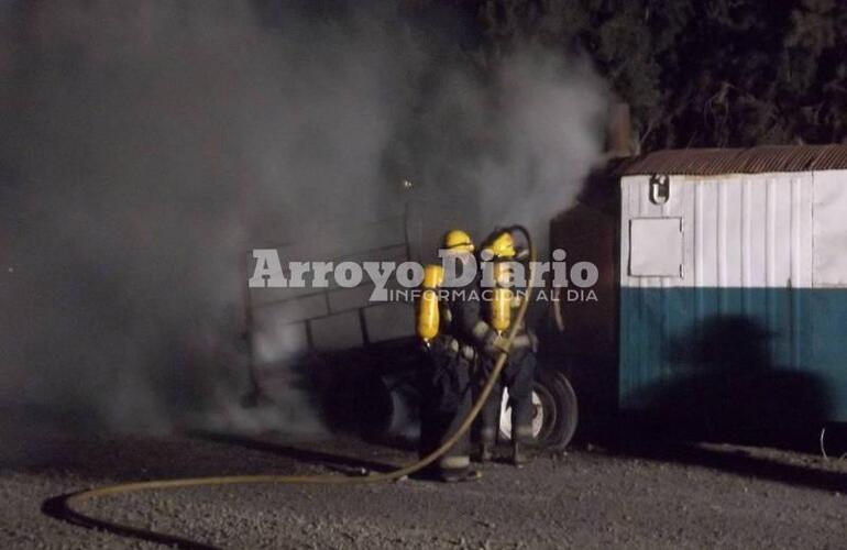 El incendio se registró este domingo.