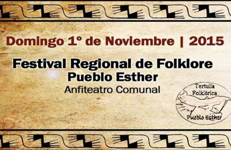 Imagen de 3er. Festival Regional de Folklore en Pueblo Esther