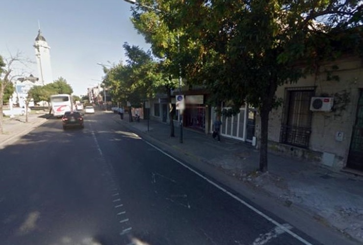 Santa Fe al 3400, la zona donde funcionaba un depósito de vestimentas truchas. Foto: Google Street View