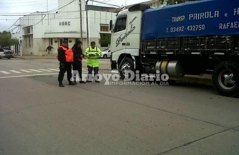 El rodado fue interceptado por Tránsito en inmediaciones de Belgrano y 9 de Julio.