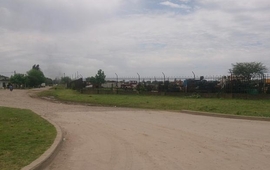 La colectora de avenida Circunvalaci&oacute;n a la altura de Presidente Per&oacute;n, donde hoy ocurri&oacute; un homicidio. Foto: Celina M. Lovera