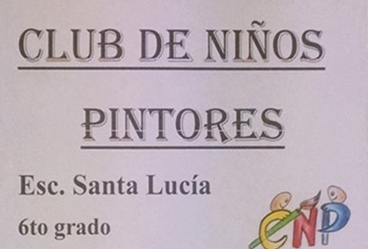 Imagen de El Club de Niños Pintores expone en la Biblio