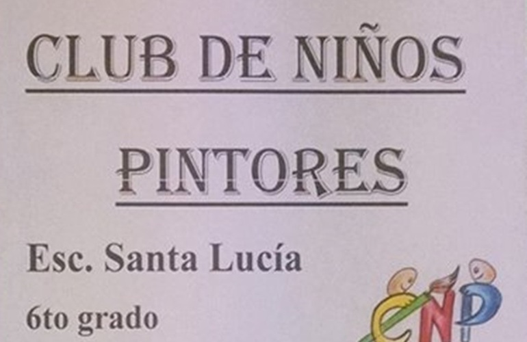 Imagen de El Club de Niños Pintores expone en la Biblio