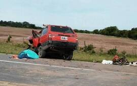 Así quedó el Duna Weekend donde iba la persona que falleció. Foto: Twitter/@dhfiori
