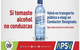 Imagen de Campaña para prevenir siniestros a causa del alcohol al volante