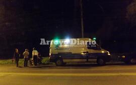 Personal del SIES trasladó a la chica al Hospital Provincial N° 50 de Arroyo Seco