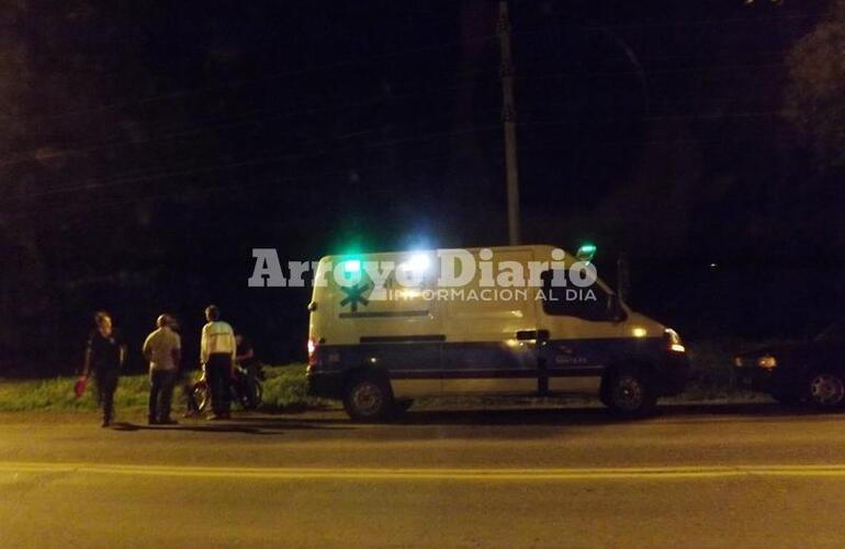 Personal del SIES trasladó a la chica al Hospital Provincial N° 50 de Arroyo Seco