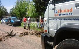 Imagen de Barrio El Ombú: Llamaron a la policía con motivo del corte