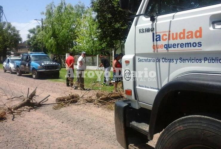 Imagen de Barrio El Ombú: Llamaron a la policía con motivo del corte