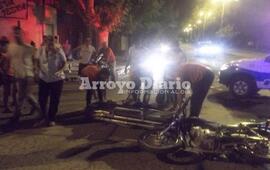 Imagen de Chocaron una moto y una pick up