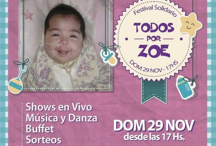 Imagen de Todos por Zoe, evento solidario