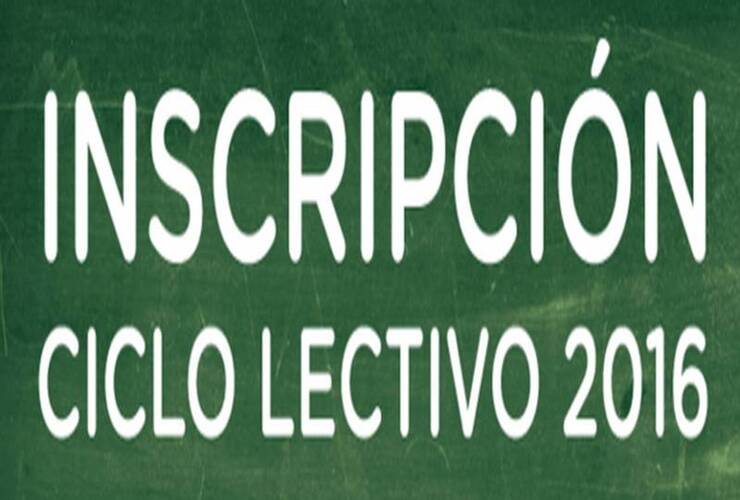 Imagen de Abierta la inscripción a Primer Año Ciclo Lectivo 2016