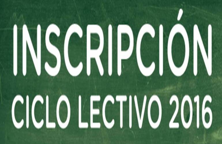 Imagen de Abierta la inscripci&oacute;n a Primer A&ntilde;o Ciclo Lectivo 2016