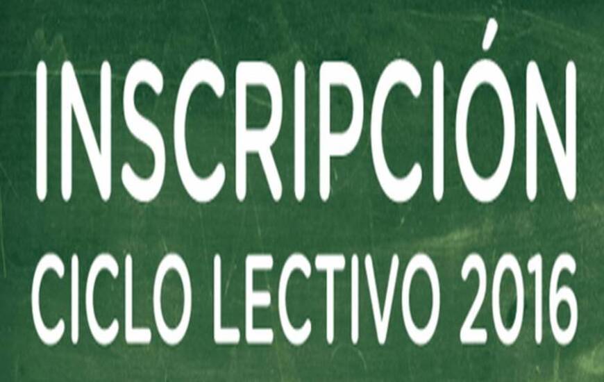 Imagen de Abierta la inscripción a Primer Año Ciclo Lectivo 2016