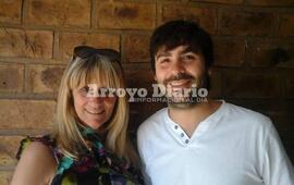 Franco De Cristófano junto a Gabriela Carfagno, quien también formará parte del área de Cultura