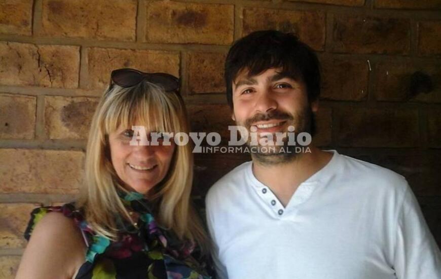 Franco De Crist&oacute;fano junto a Gabriela Carfagno, quien tambi&eacute;n formar&aacute; parte del &aacute;rea de Cultura