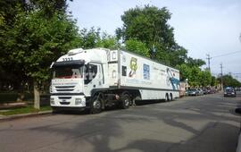 Imagen de Cami&oacute;n Sanitario del Sindicato de Camioneros en Arroyo Seco