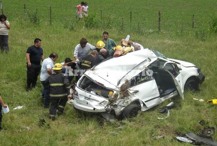 Imagen de Dos personas heridas tras accidente