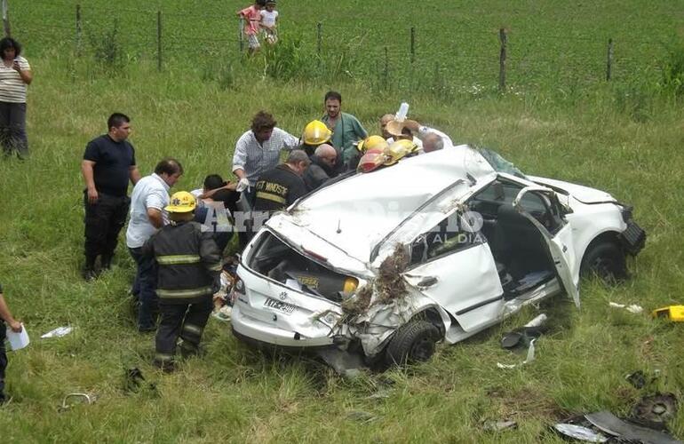 Imagen de Dos personas heridas tras accidente