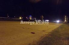 Imagen de Motociclista sufrió accidente sobre el acceso a la autopista