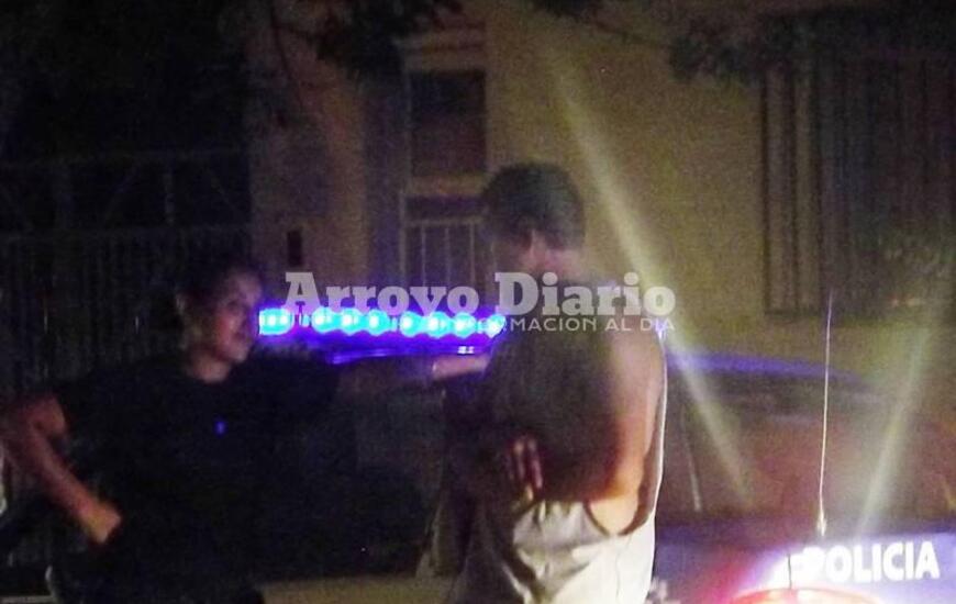 "El dormil&oacute;n", mientras era entrevistado por la polic&iacute;a.