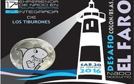 Imagen de Próximo desafío de Los Tiburones  en aguas abiertas: nado nocturno  en el lago de Colón, provincia de Buenos Aires