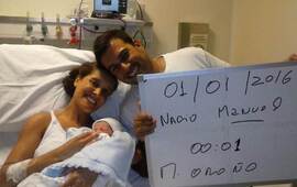 Manuel López García nació en la maternidad Oroño.