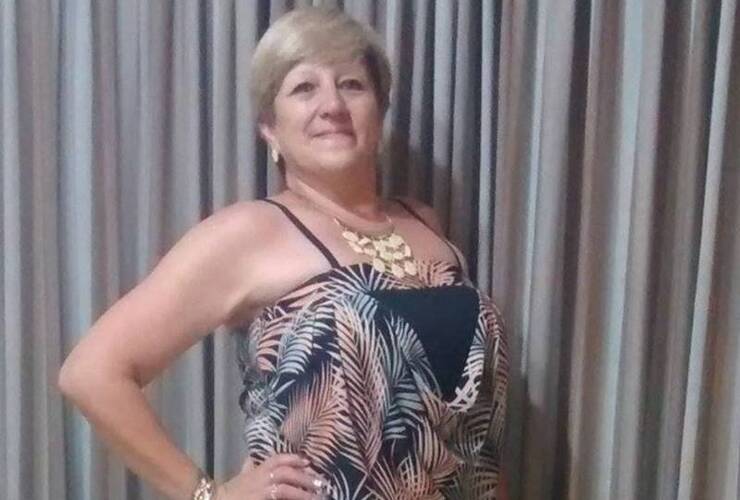 Graciela tenía 54 años. Falleció este martes en el Heca. Su agresor está prófugo. Foto: Facebook Graciela Noemí Príncipe