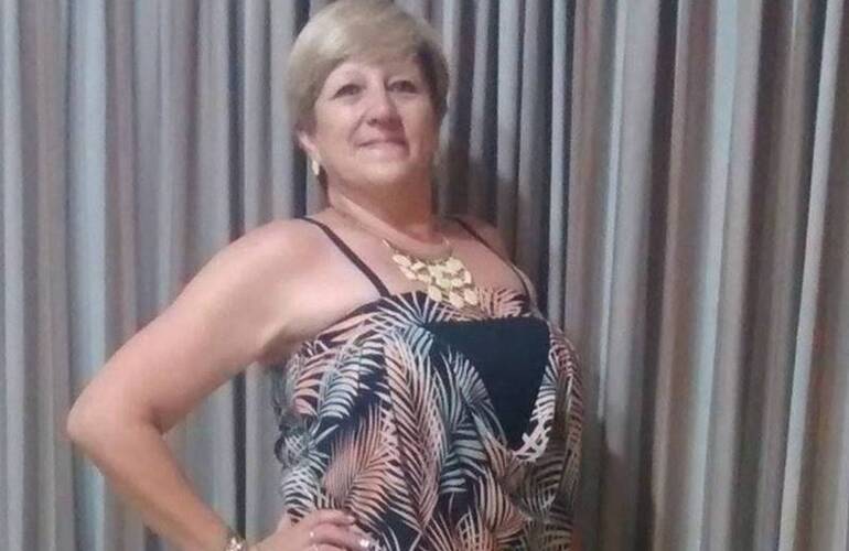 Graciela tenía 54 años. Falleció este martes en el Heca. Su agresor está prófugo. Foto: Facebook Graciela Noemí Príncipe