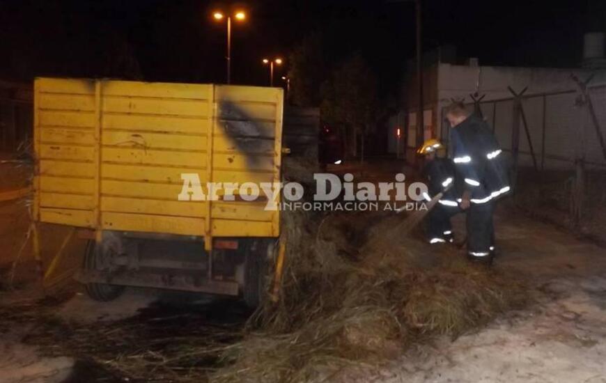 Leonel Giordano y Mauricio Polinesi fueron los bomberos que prestaron colaboraci&oacute;n en esta salida.