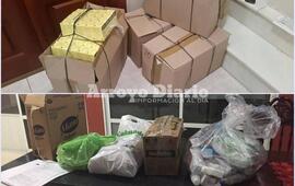 Estas son sólo donaciones de laboratorios, visitantes médicos, médicos y dos farmacias, comentó Iara este domingo contenta con la respuesta de toda la comunidad.