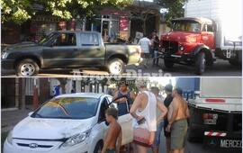 Imagen de Camión remolcado por camioneta provocó accidente