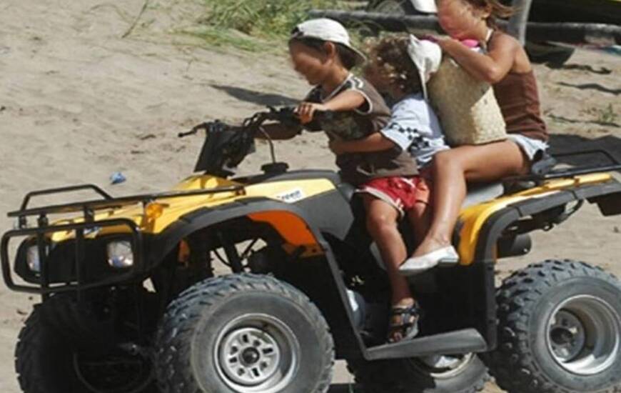 Los cuatriciclos tienen sus riesgos. Foto: lanacion.com.ar