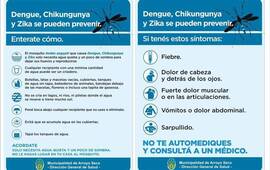 A partir del próximo lunes se estará repartiendo cartelería en los negocios y folletería puerta a puerta