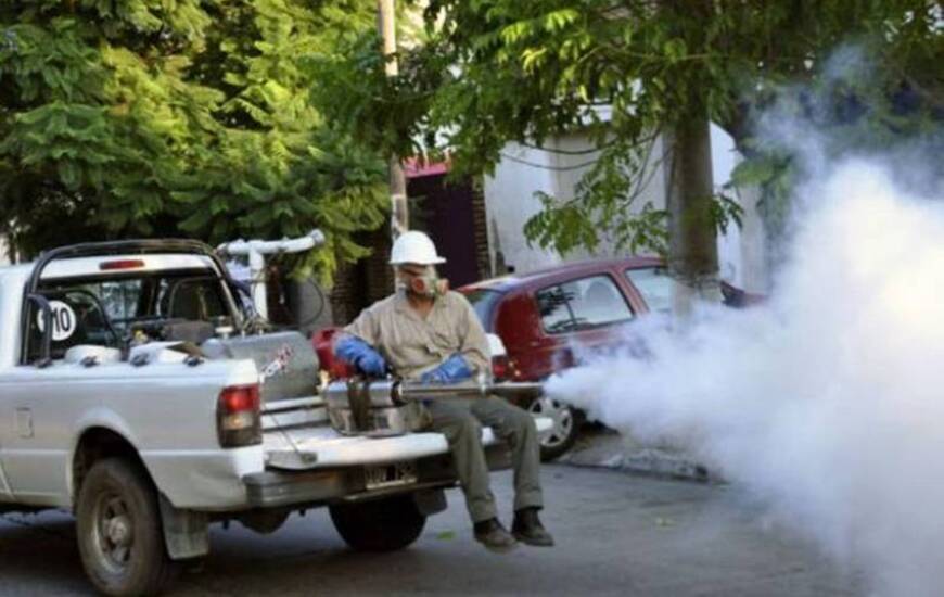 Fumigaci&oacute;n. Pese a no tener la confirmaci&oacute;n del caso, Salud tom&oacute; todas las medidas de prevenci&oacute;n disponibles.