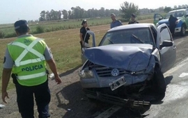 La mujer iba de la mano a Rosario y falleció tras el choque.