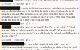 Foto: capturas de pantalla comentarios facebook