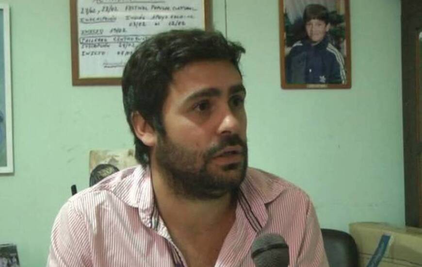 Franco De Cristófano. Foto: Facebook Canal 2 Arroyo Seco