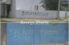 Imagen de Vandalismo: Vecinos enojados tras las pintadas