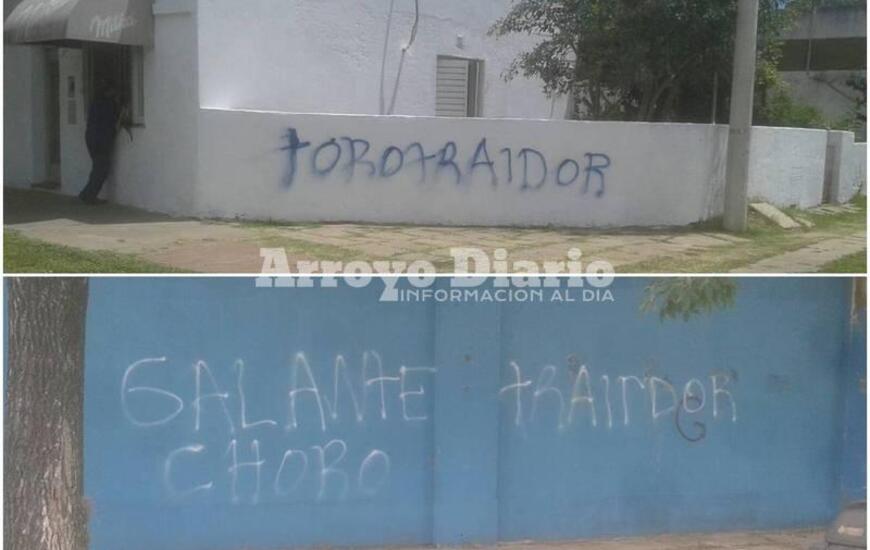 Imagen de Vandalismo: Vecinos enojados tras las pintadas
