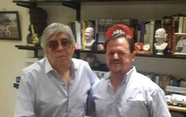 En la foto. Hugo Moyano junto Sergio Aladio