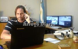Por el momento el monitoreo funciona en el despacho de Ferri pero luego será trasladado a una oficina que está en plena etapa de contrucción