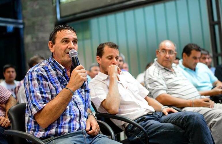 Los representantes del gremio en Arroyo Seco Sergio Gaudio y Damián López viajaron este miércoles a Santa Fe. Foto: MunicipalesSF