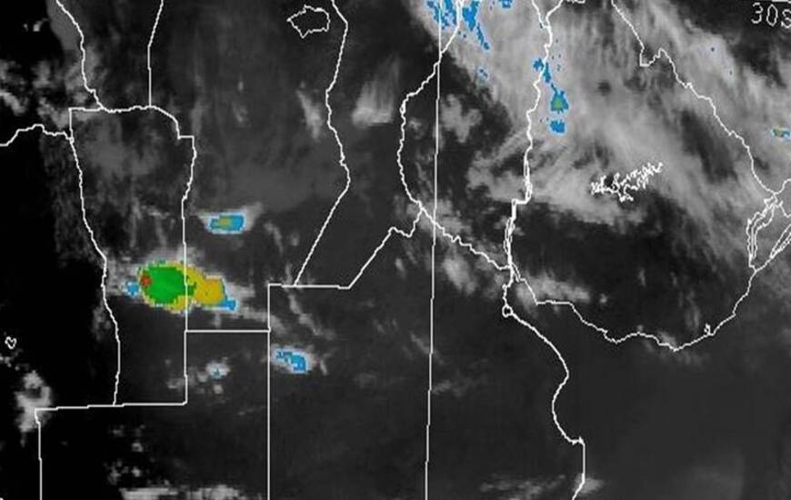 Imagen de Alerta por ocasional caída de granizo en nuestra región