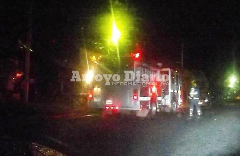 El incidente se registró esta madrugada justo cuando comenzó a llover en la ciudad