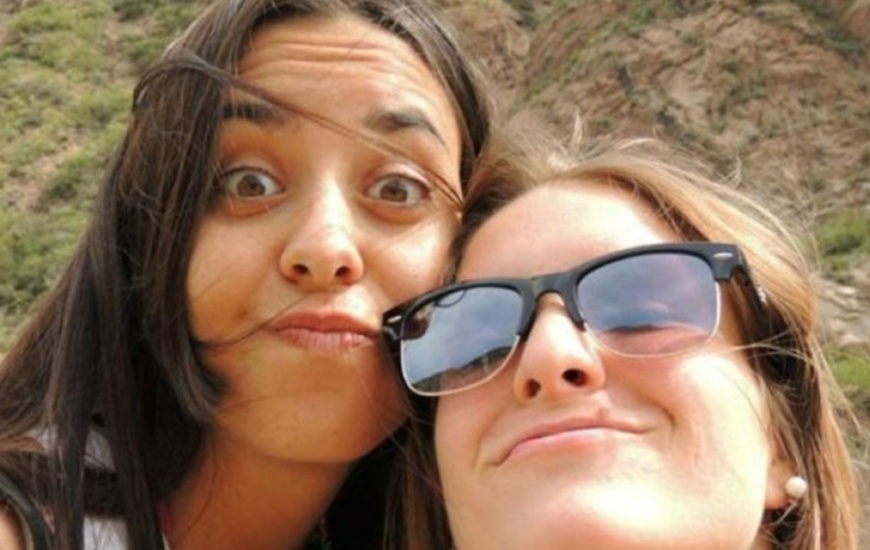 Marina Menegazzo y María José Coni en Ecuador