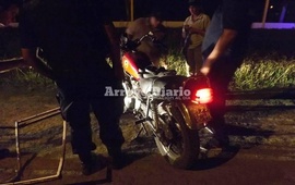 En esta moto se trasladaba Cristián el día del accidente. Foto: Archivo AD